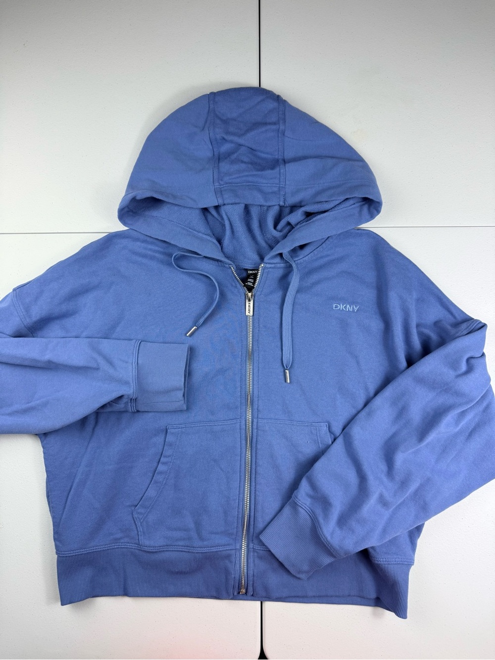 Dkny Lavender Blue Full-Zip Hoodie Jacket